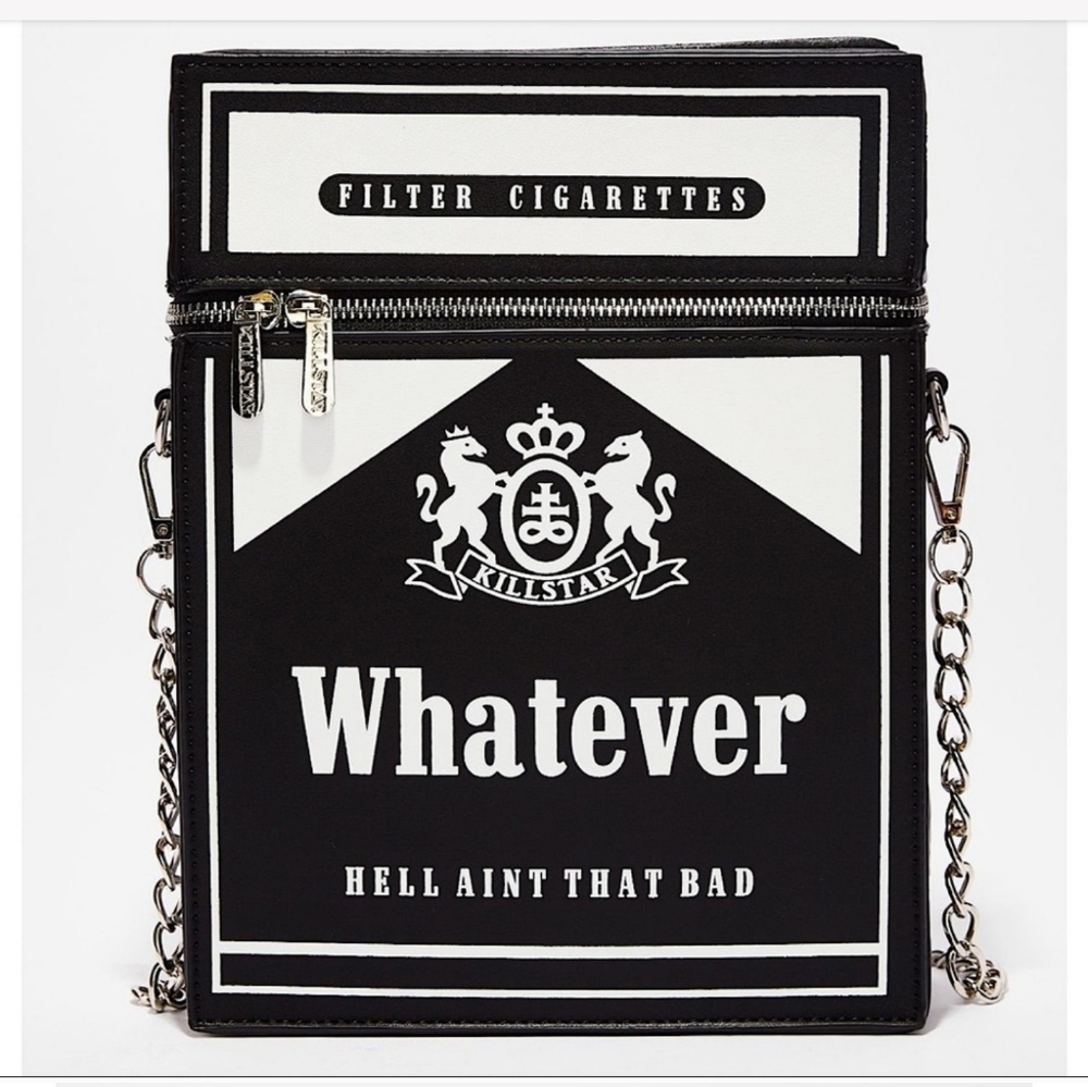 NWOT KIllstar Cigarette Pack Purse / Backpack